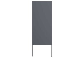 Decoratief Tuinpaneel Antraciet - Koudgewalst Staal - 50x140 cm - 34% Korting