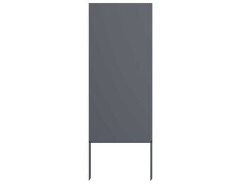 vidaXL Tuin decoratief paneel Antraciet 50 x 140 cm Koudgewalst staal