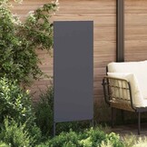 vidaXL Tuin decoratief paneel Antraciet 50 x 140 cm Koudgewalst staal