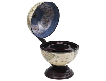 vidaXL Globebar tafelmodel eucalyptushout groen