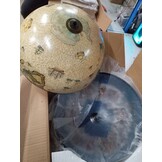 vidaXL Globebar tafelmodel eucalyptushout groen