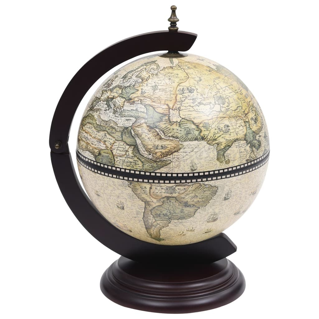 vidaXL Globebar tafelmodel eucalyptushout groen