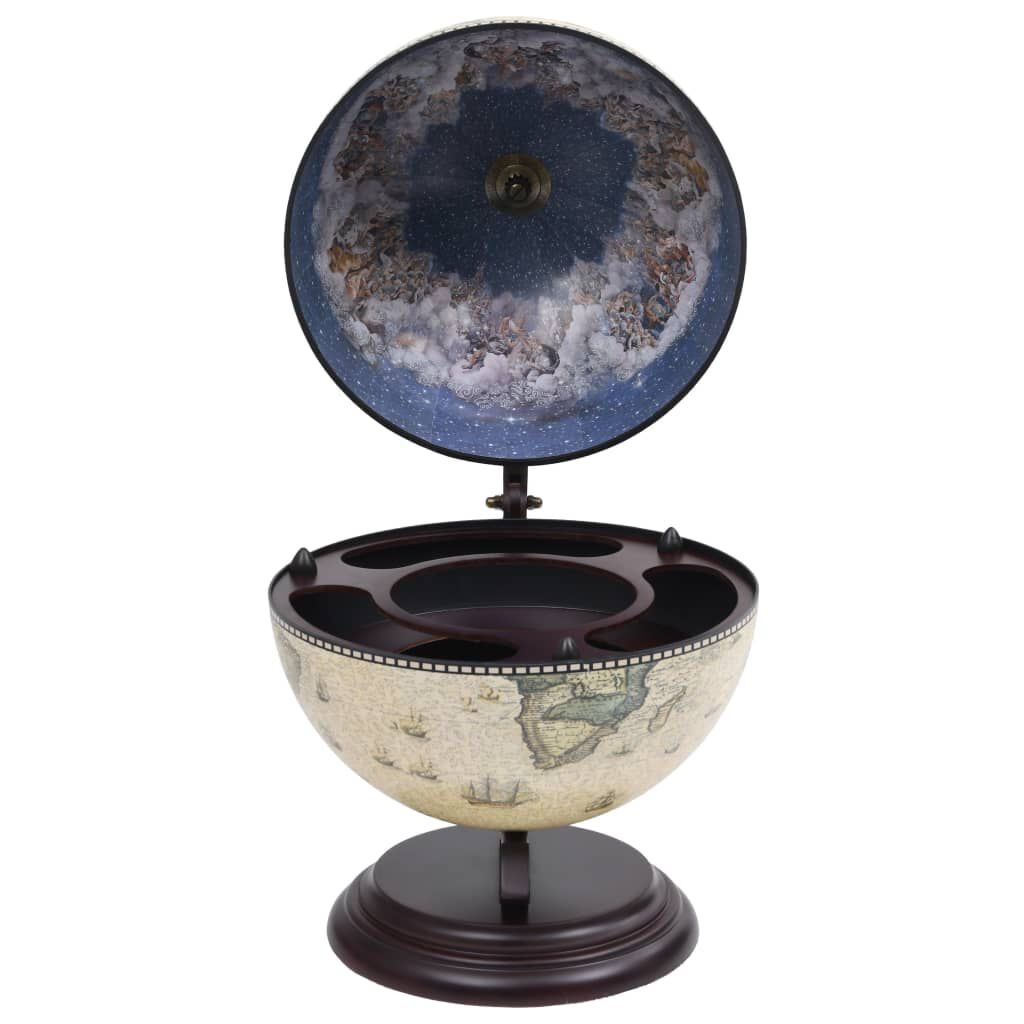 vidaXL Globebar tafelmodel eucalyptushout groen