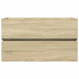 vidaXL Wastafelkast 80x38,5x45 cm spaanplaat sonoma eikenkleurig