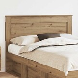 vidaXL Hoofdbord met hoofdeinde Artisan Eiken 160 cm Bewerkt hout
