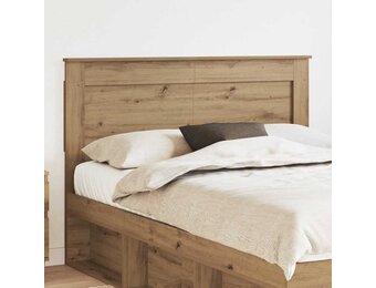 vidaXL Hoofdbord met hoofdeinde Artisan Eiken 160 cm Bewerkt hout