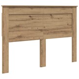 vidaXL Hoofdbord met hoofdeinde Artisan Eiken 160 cm Bewerkt hout