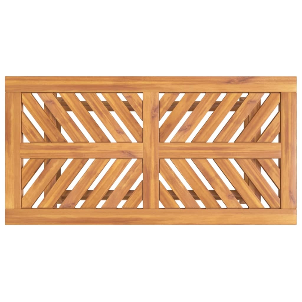 vidaXL Salontafel 100x50x45 cm massief acaciahout