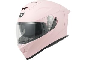 Mat Roze Bromfietshelm met Zonnevizier - ECE 22.06 Keurmerk - 34% Korting
