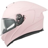 MY Integraalhelm Mopedhelm MY-936 Matt Roze met Zonnevizier, ECE 22.06 Goedgekeurd