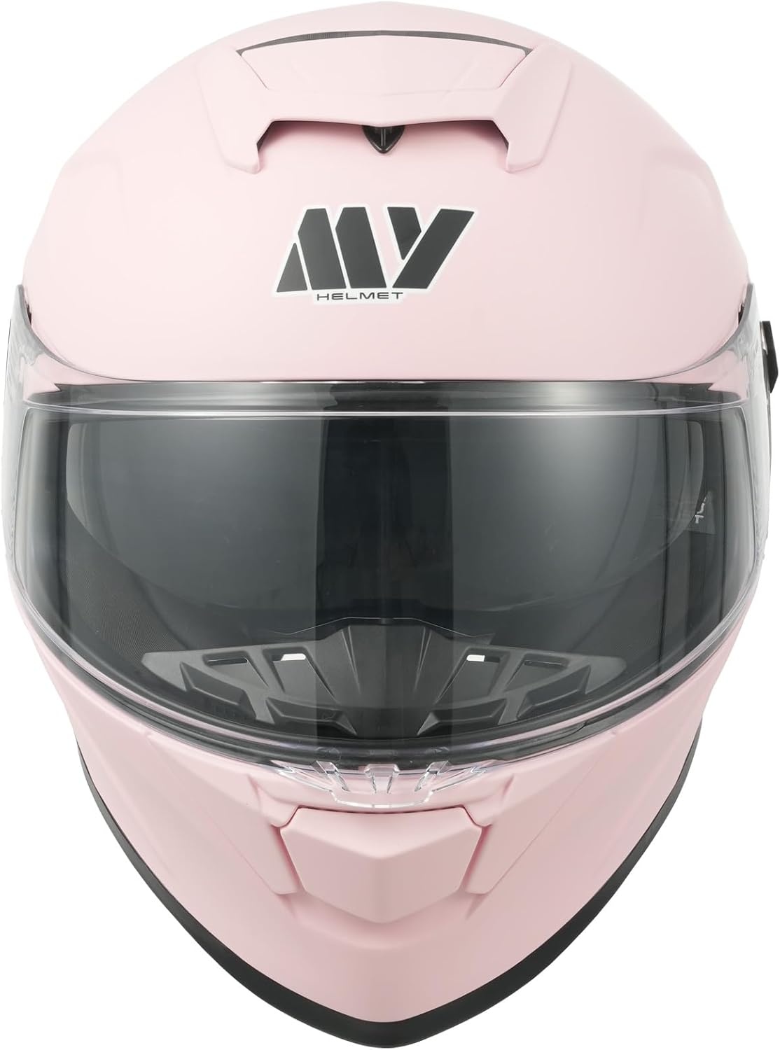 MY Integraalhelm Mopedhelm MY-936 Matt Roze met Zonnevizier, ECE 22.06 Goedgekeurd