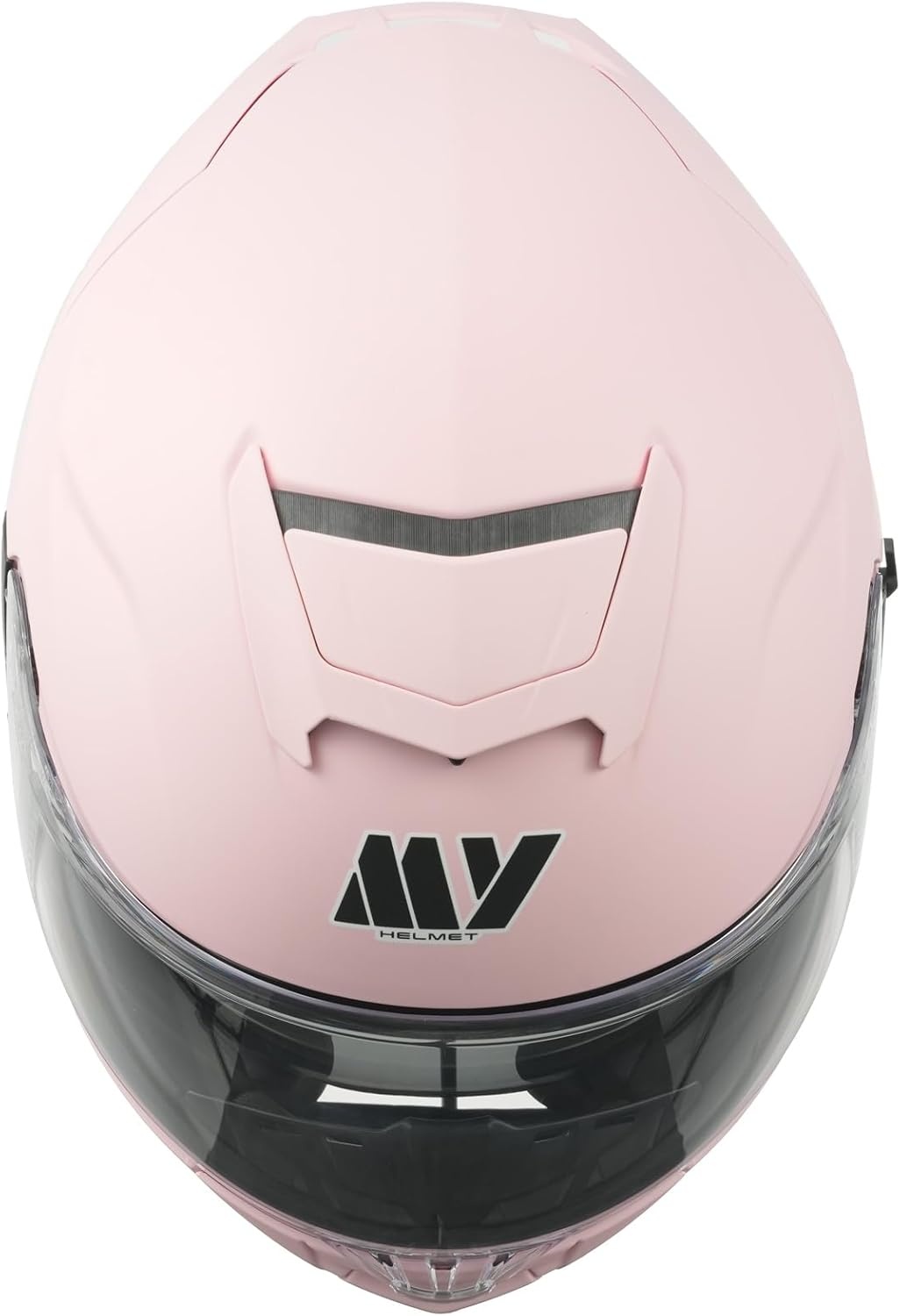 MY Integraalhelm Mopedhelm MY-936 Matt Roze met Zonnevizier, ECE 22.06 Goedgekeurd