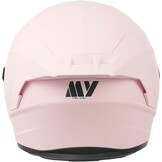 MY Integraalhelm Mopedhelm MY-936 Matt Roze met Zonnevizier, ECE 22.06 Goedgekeurd