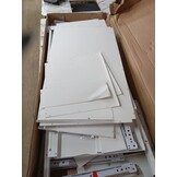 vidaXL Hoge kast 68x39x101,5 cm staal wit