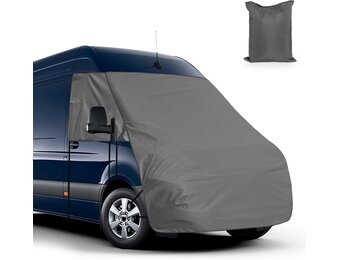 Auto Voorruit Cover voor Mercedes-Benz Sprinter 2019-2024, UV-blokkerend, 420D Oxford Weefsel, Weerbestendig