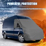 Auto Voorruit Cover voor Mercedes-Benz Sprinter 2019-2024, UV-blokkerend, 420D Oxford Weefsel, Weerbestendig