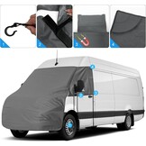 Auto Voorruit Cover voor Mercedes-Benz Sprinter 2019-2024, UV-blokkerend, 420D Oxford Weefsel, Weerbestendig