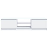 vidaXL Tv-meubel met LED-verlichting 140x40x35,5 cm wit