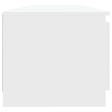vidaXL Tv-meubel met LED-verlichting 140x40x35,5 cm wit