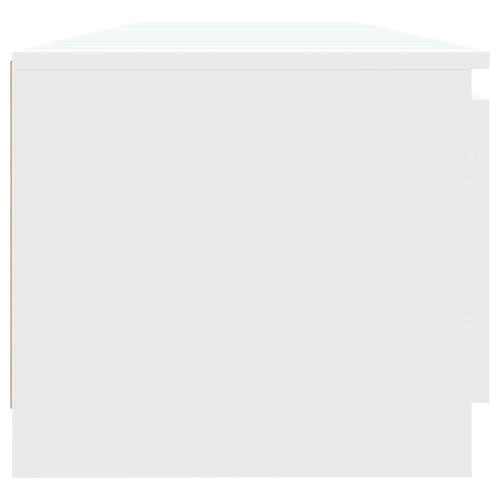 vidaXL Tv-meubel met LED-verlichting 140x40x35,5 cm wit