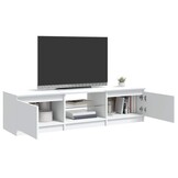 vidaXL Tv-meubel met LED-verlichting 140x40x35,5 cm wit