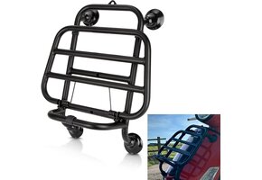 Zwarte Bagagedrager Aluminium Vespa GTS 125-300 (2018-2025) met 66% Korting