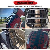 Zwarte Bagagedrager voor Vespa GTS 300 125 250 (2018-2025)