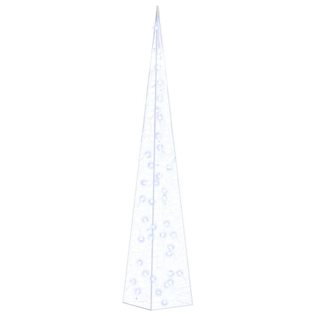 Blauwe LED Lichtkegel Decoratief Acryl 90cm - 63% Korting