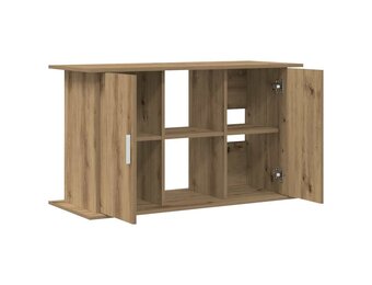 Aquariumstandaard met Opbergruimte - Artisanaal Eiken - 101x41x58 cm - 54% Korting