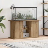 Aquariumstandaard met Opbergruimte - Artisanaal Eiken - 101x41x58 cm - 54% Korting