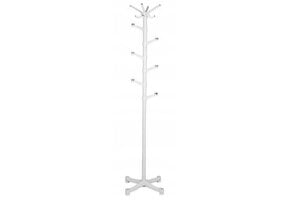 Staande Kapstok Wit Staal 180cm | 48% Korting | 14 Haken