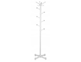 Staande Kapstok Wit Staal 180cm | 48% Korting | 14 Haken