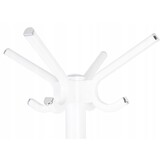 Staande Kapstok Wit Staal 180cm | 48% Korting | 14 Haken