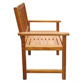 VidaXL Tuinstoelen Massief Acaciahout - 2 stuks - Bruin - 35% Korting
