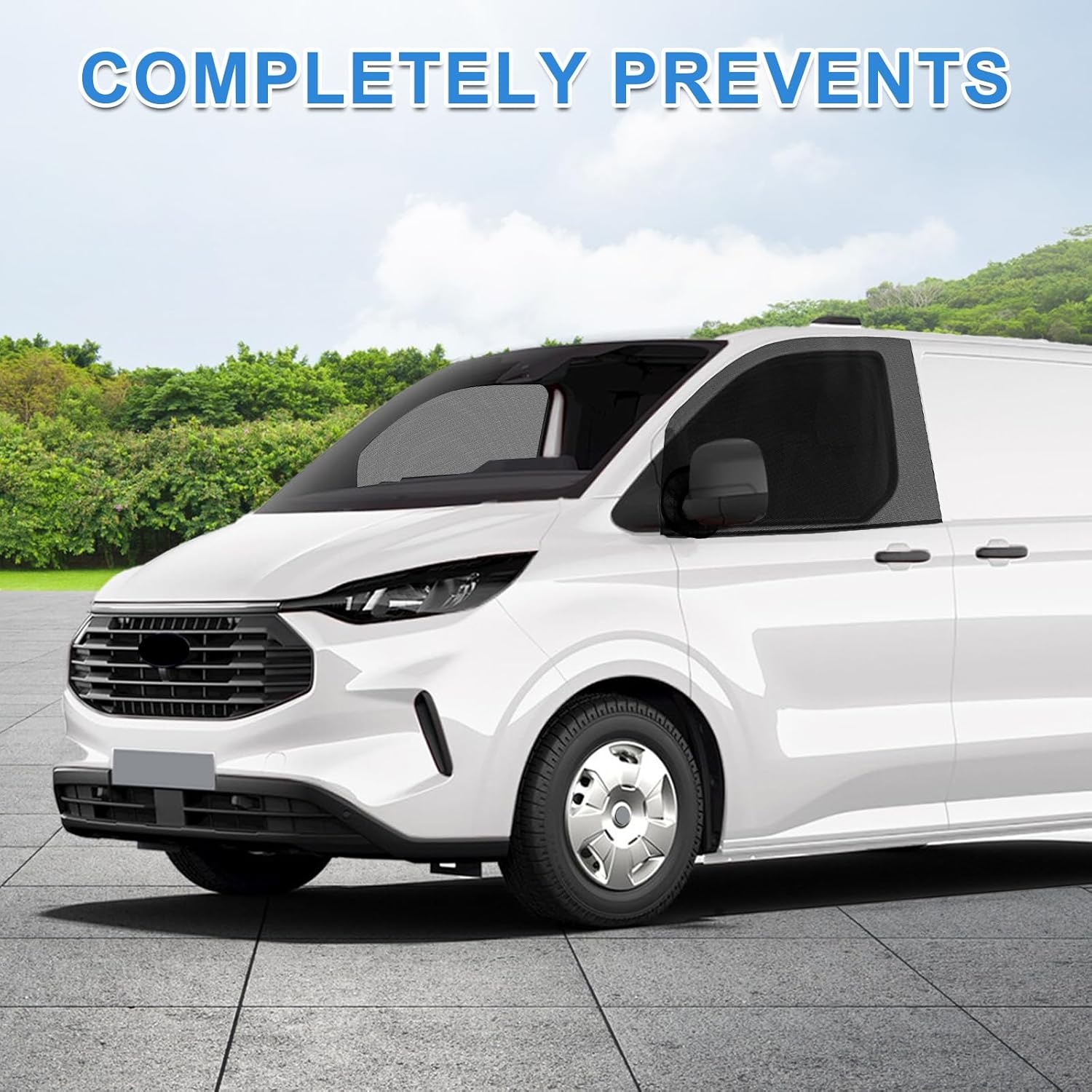 Magnetische Raamhorren Ford Transit Custom 2012-2026: Insectenwering & Ventilatie (34% Korting)