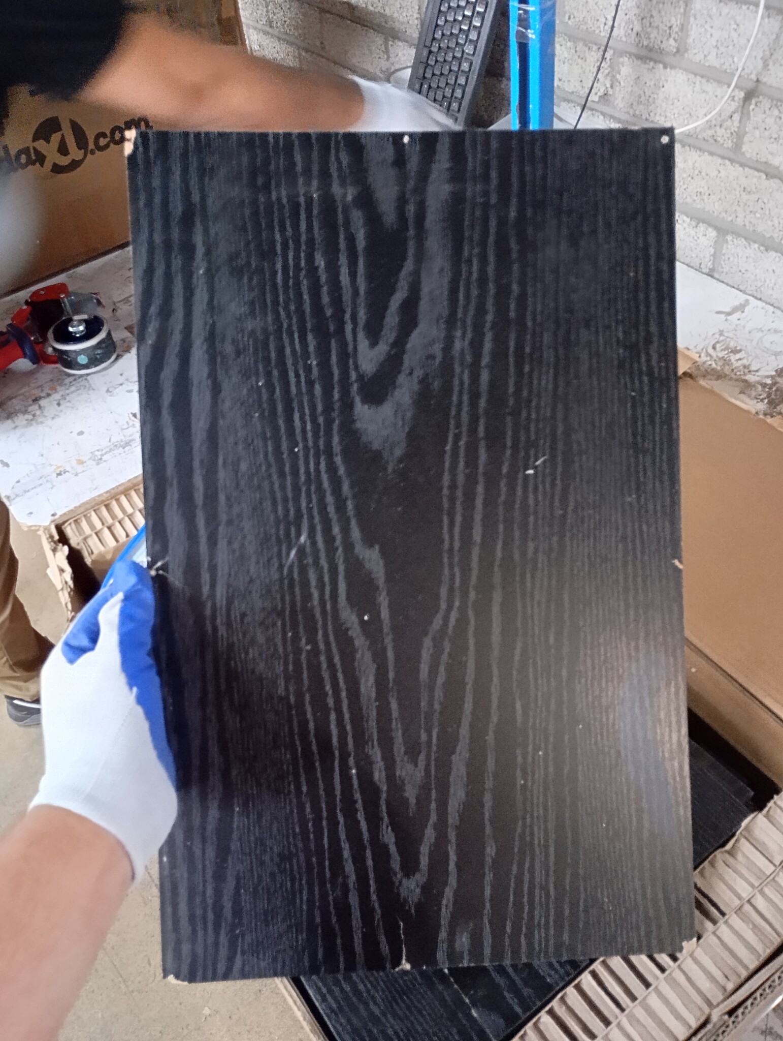 TV-kast Zwart 100 cm Bewerkt Hout - 54% Korting!