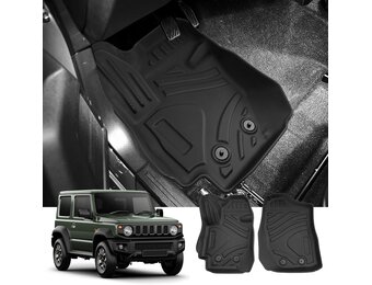 Vloermatten Suzuki Jimny (2 zitplaatsen) 2021-2024 | 34% Korting | Waterdicht & Antislip
