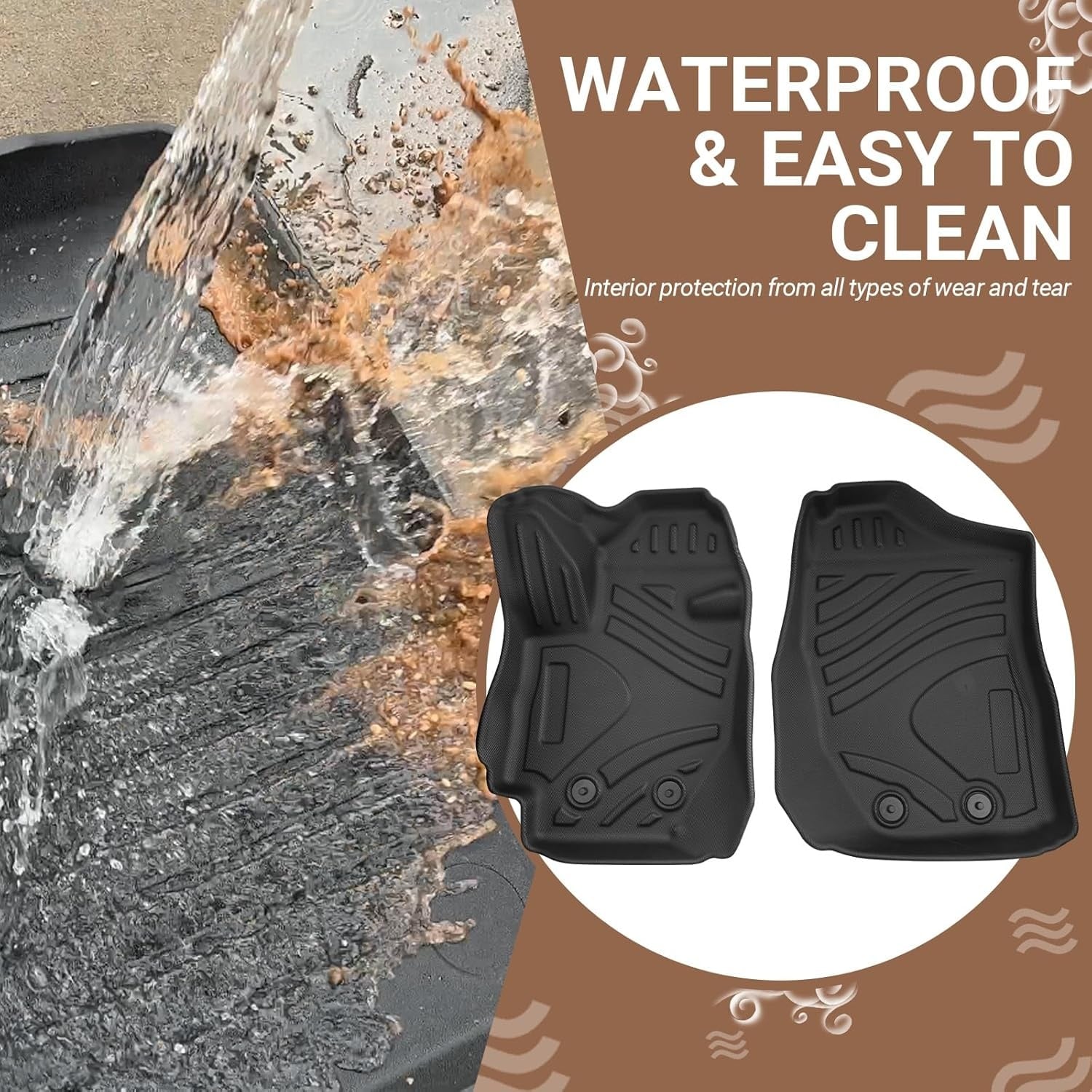 Vloermatten Suzuki Jimny (2 zitplaatsen) 2021-2024 | 34% Korting | Waterdicht & Antislip