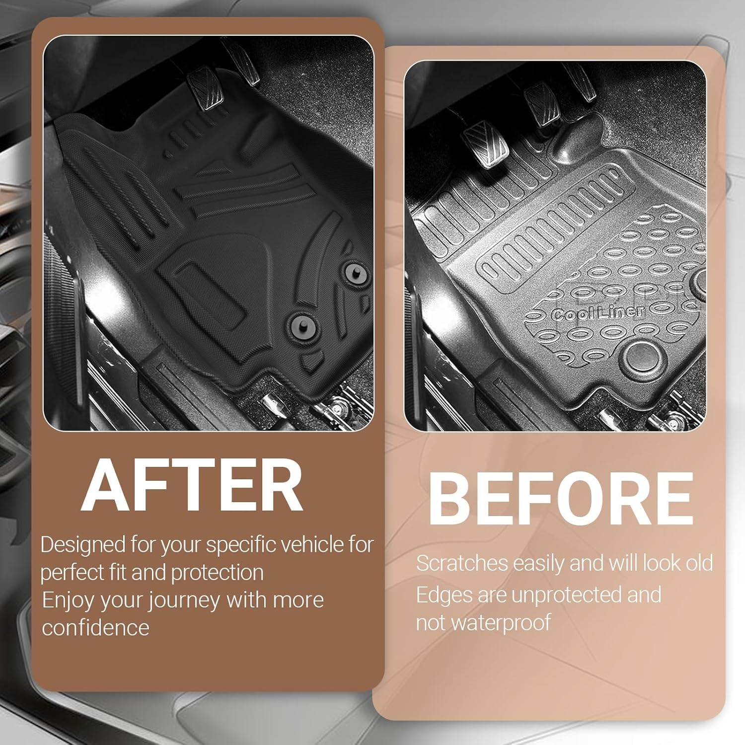 Vloermatten Suzuki Jimny (2 zitplaatsen) 2021-2024 | 34% Korting | Waterdicht & Antislip