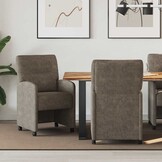 Eetstoelen Donkergrijs Kunstleer - 35% Korting