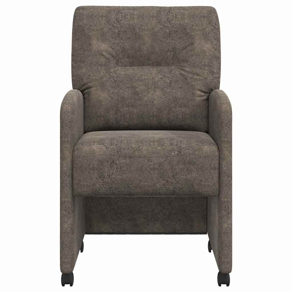 Eetstoelen Donkergrijs Kunstleer - 35% Korting