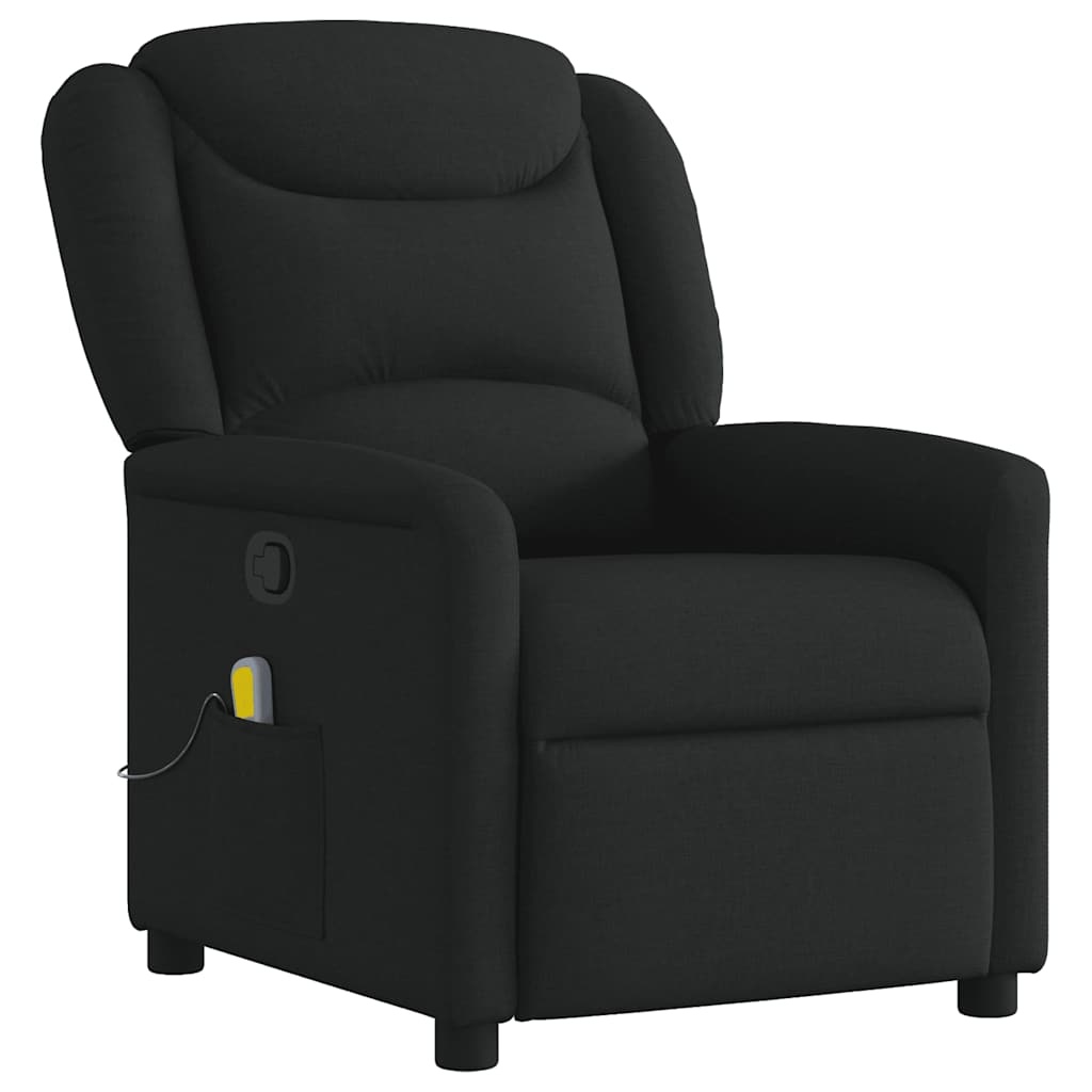 Verstelbare Massagestoel - Stof Zwart - 35% Korting