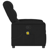 Verstelbare Massagestoel - Stof Zwart - 35% Korting