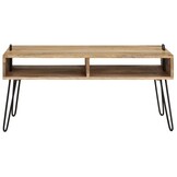 VidaXL Salontafel Massief Mangohout - 100x60x45 cm met Korting