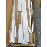 Kinderbed Roze Wit 160x80 | Met Lade, Matras & Valbeveiliger | 60% Korting