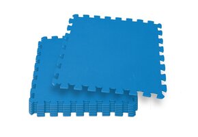 Zwembad Tegels Puzzelmat Blauw 8st - 1.9m² - Beschermend & Isolerend