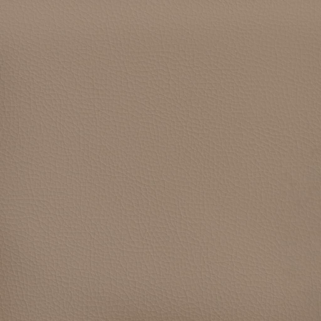vidaXL Sierkussens 2 st 40x40 cm Kunstleer Cappuccino - 66% Korting