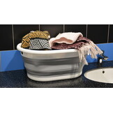 Opvouwbare siliconen bak 20L grijs | Ruimtebesparend & ideaal voor kamperen | -44%