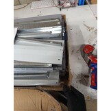 Tuinschuur Gegalvaniseerd Staal 116x45x175cm Grijs - 54% Korting