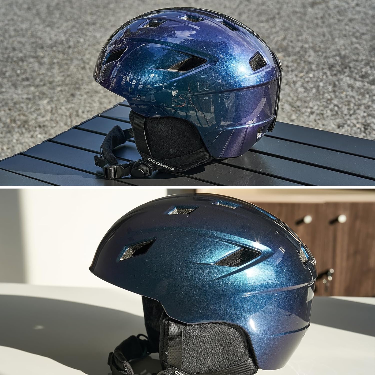 Skihelm met Skibril Set M - Sterrenblauw - 34% Korting